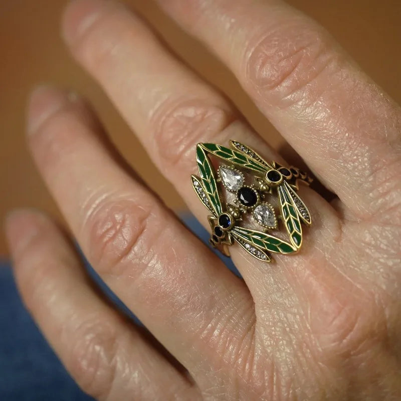 Marzella - Anillo Libélula La herencia del Poeta