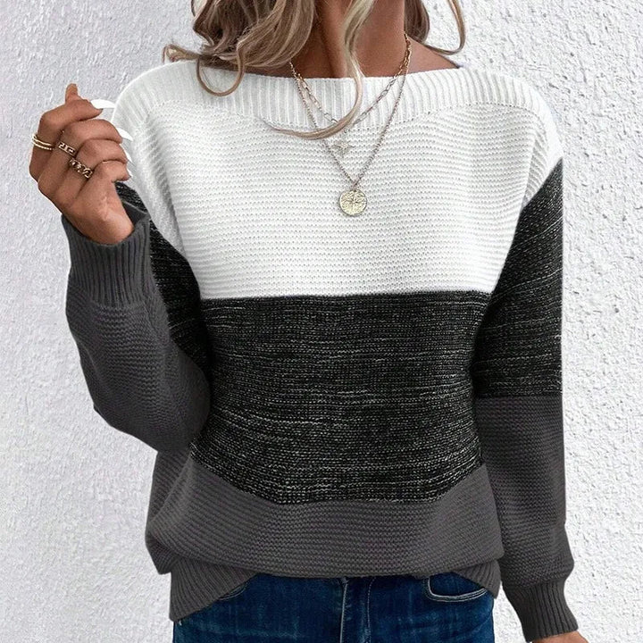 Jenna - Cuello redondo Suétere