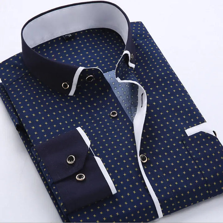 Jayson - Casual Manga Larga Camisa