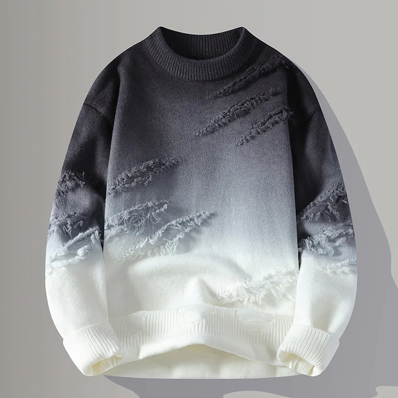 Jindrich - Jersey De Manga Larga Con Efecto Deshilachado