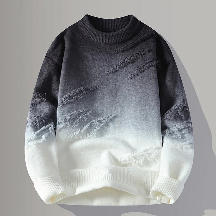 Jindrich - Jersey De Manga Larga Con Efecto Deshilachado