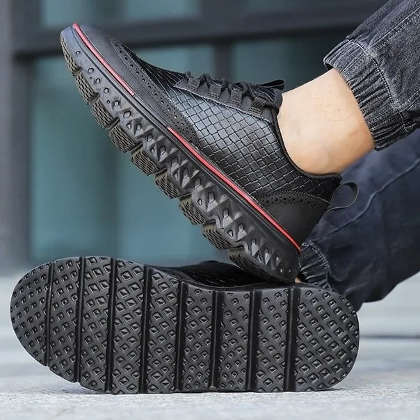 Mitchel - Zapatillas de Cuero