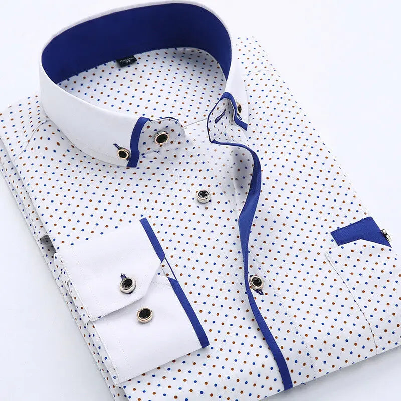 Jayson - Casual Manga Larga Camisa