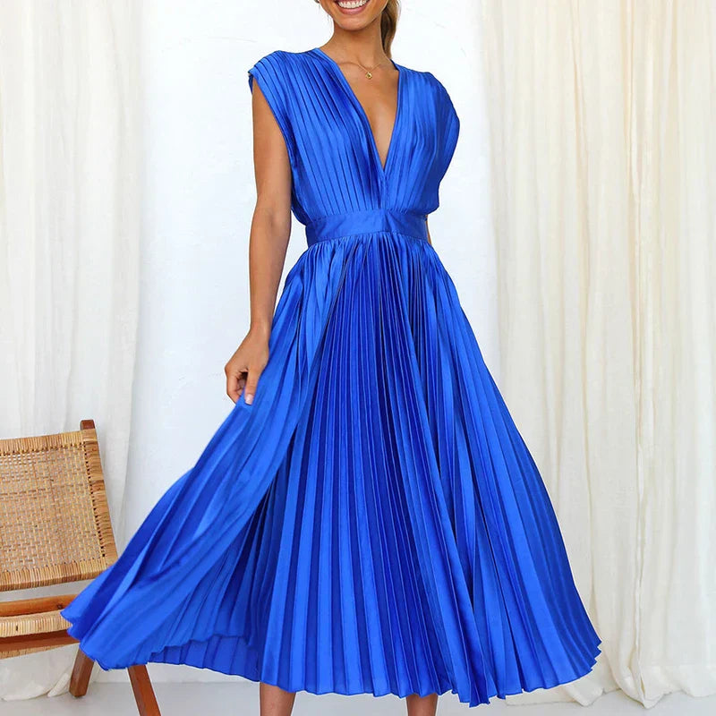 Gonny - Vestido Sin Mangas Con Pliegues