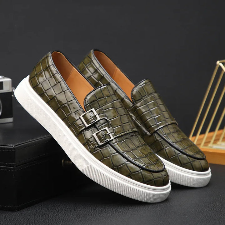 Loic - Mocasín Con Estampado De Cocodrilo