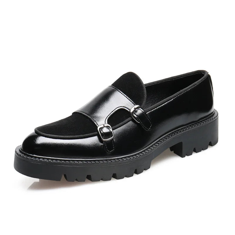 Bruce - Mocasines Antideslizantes De Cuero