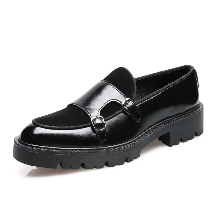 Bruce - Mocasines Antideslizantes De Cuero