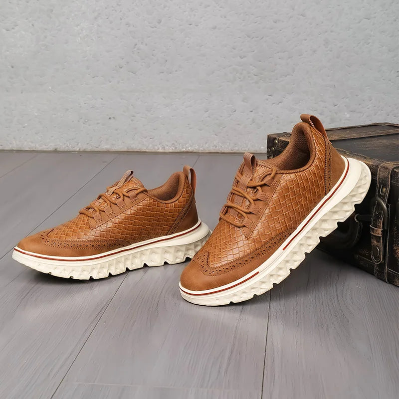 Mitchel - Zapatillas de Cuero