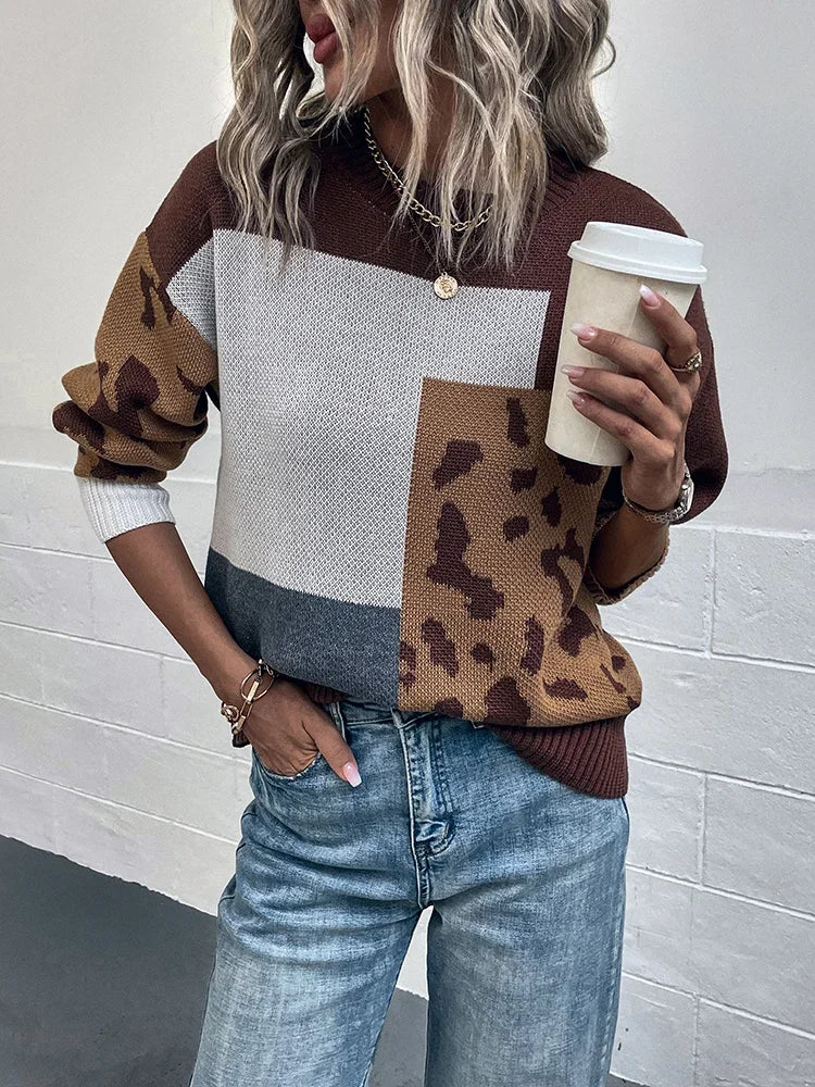 Katren - Jersey De Punto Con Estampado De Leopardo