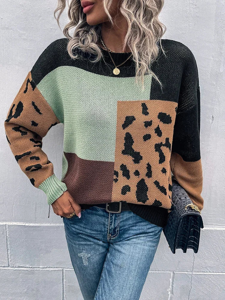 Katren - Jersey De Punto Con Estampado De Leopardo