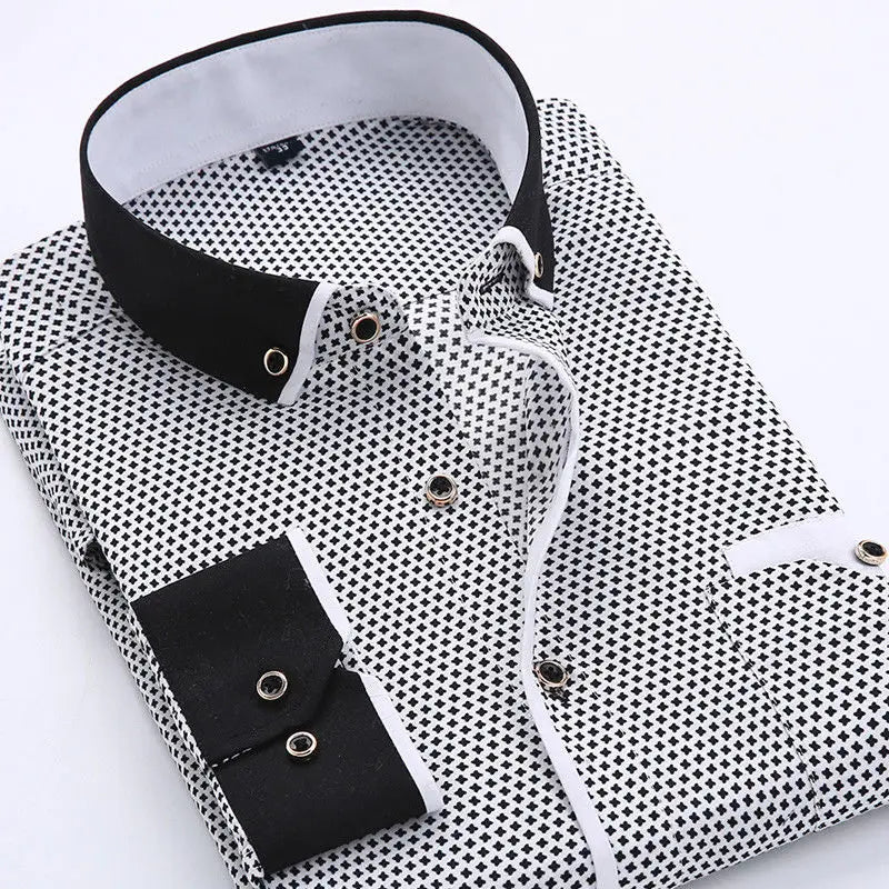 Jayson - Casual Manga Larga Camisa