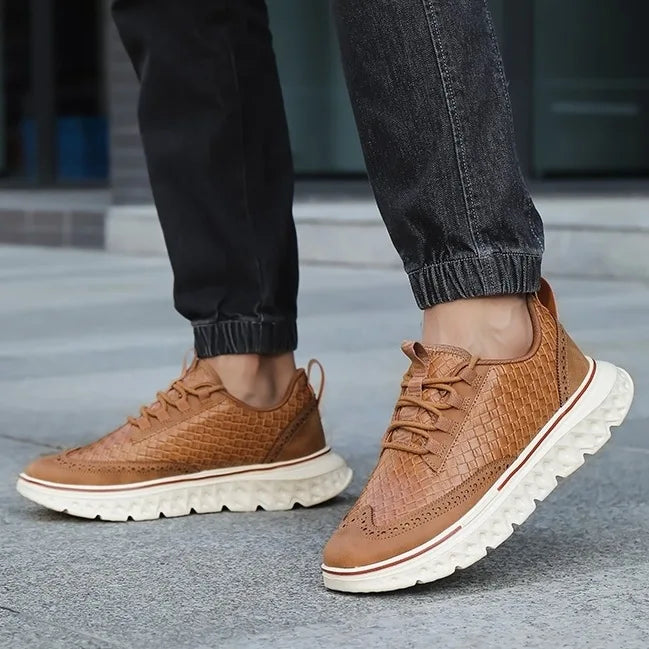 Mitchel - Zapatillas de Cuero