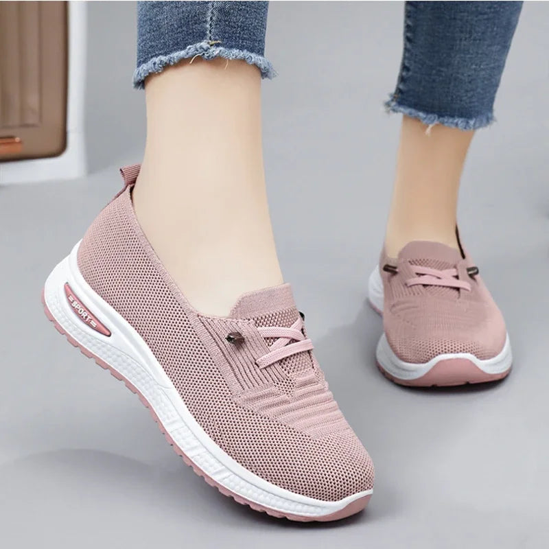 Naliya - Zapatillas Sin Cordones De Punto