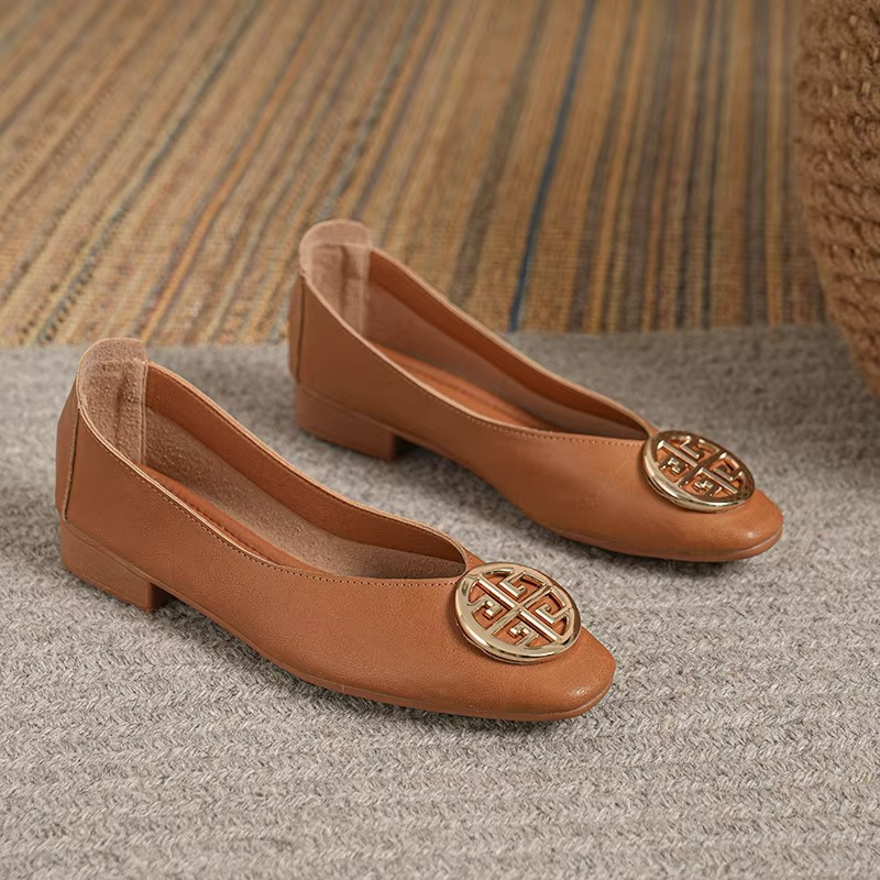 Breana - Zapatos Planos De Piel