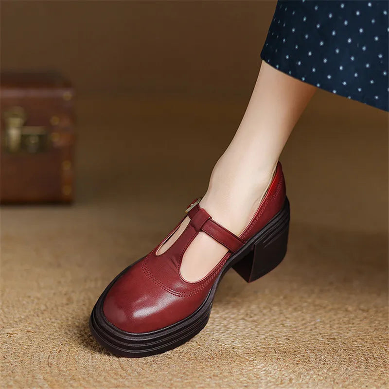 Maral - Chunky Block Heel Pumps