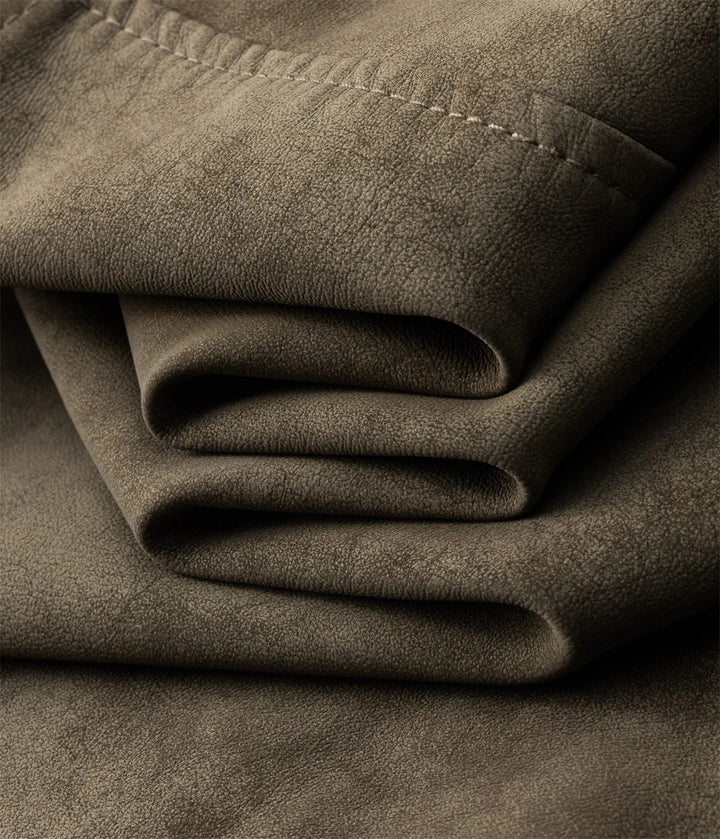Theo – Chaqueta De Cuero Forrada De Lana