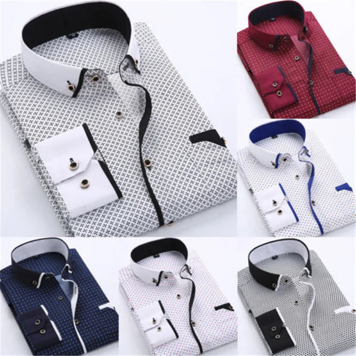 Jayson - Casual Manga Larga Camisa