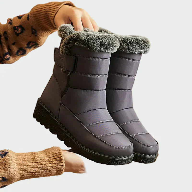 Kfirah - Botines De Nieve Con Pelo Sintético