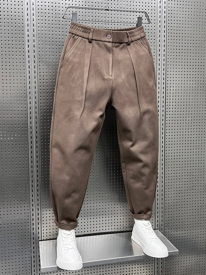 Mathieu - Elegante Pantalón Jaspeado