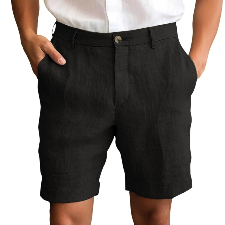 Fotis - Pantalones Cortos Elegantes De Lino