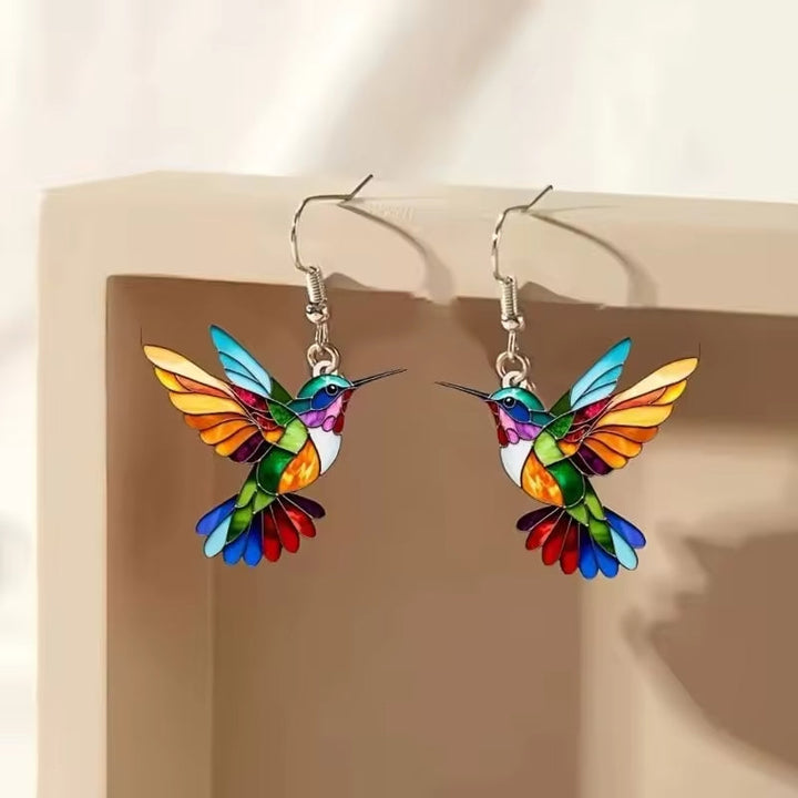 Nahla - Collar y Pendientes Colibrí