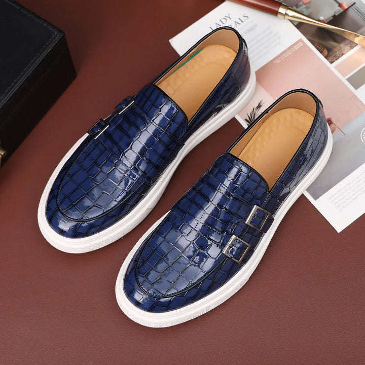 Loic - Mocasín Con Estampado De Cocodrilo