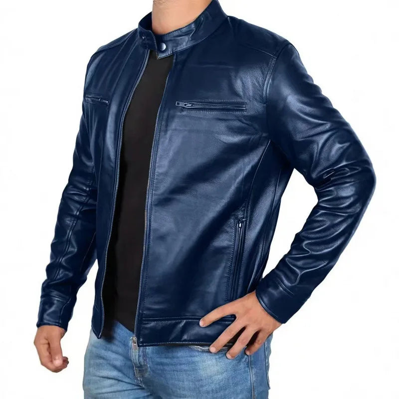 Daouda - Elegante Chaqueta De Cuero