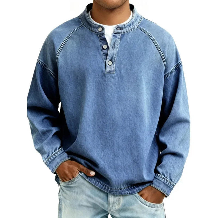 Stuart - Camisa Vintage Con Botones