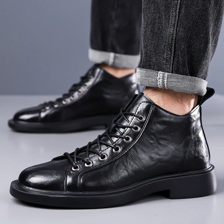 Ailton - Botas De Cuero Con Cordones