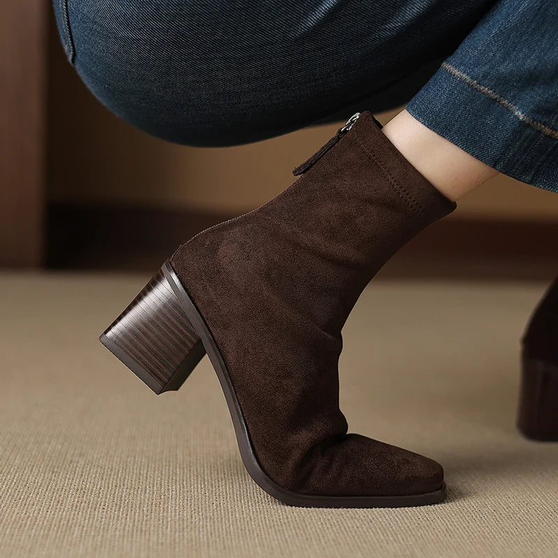Sheley - Elegantes Botines De Ante