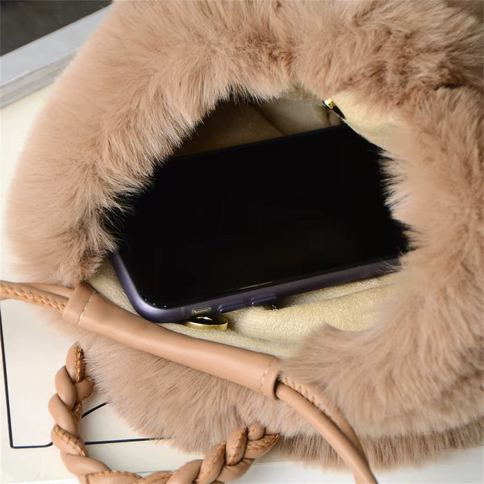 Narnia - Bolso Bandolera de Peluche con Forma de Calabaza