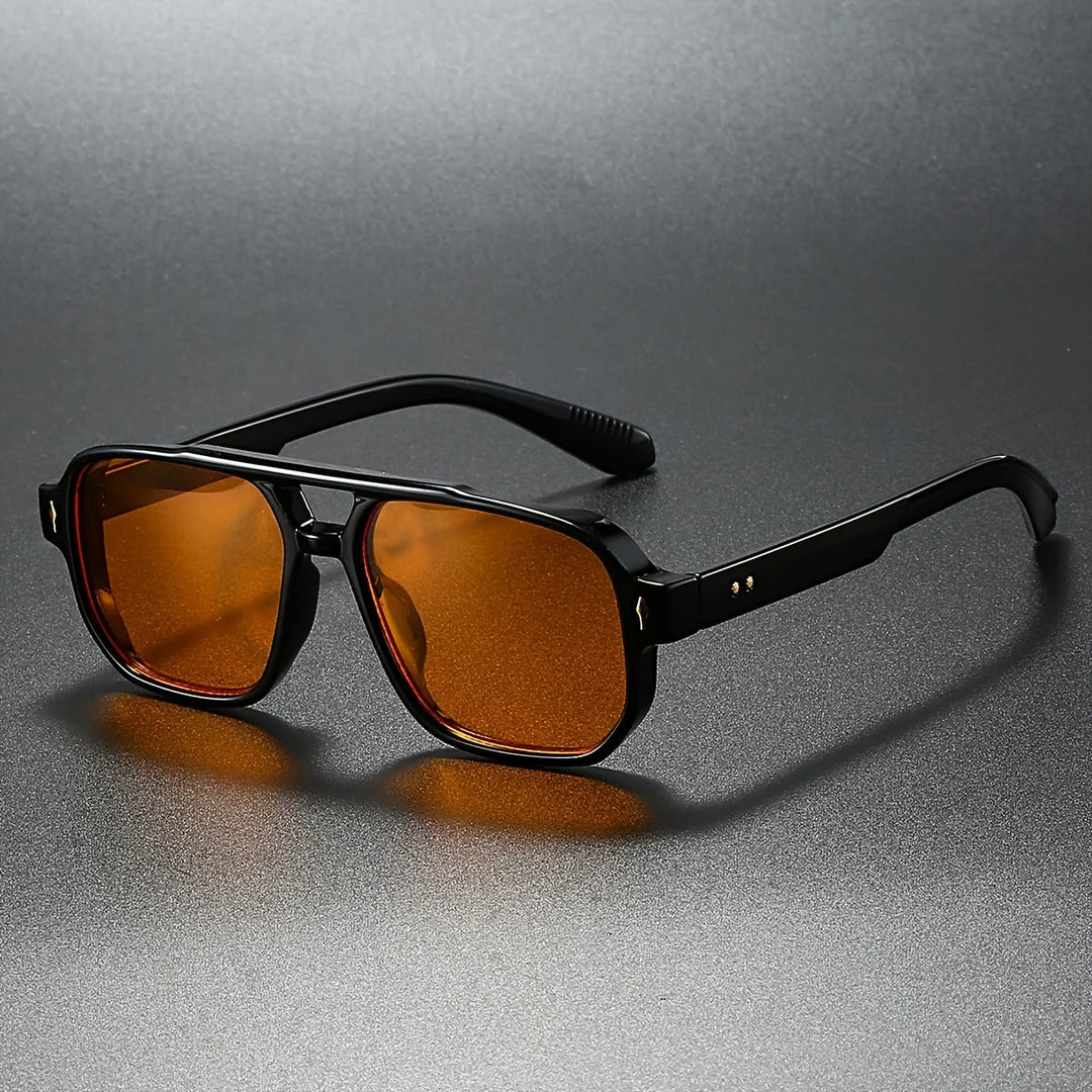 LumeSight - Gafas De Sol Cuadradas Con Doble Puente