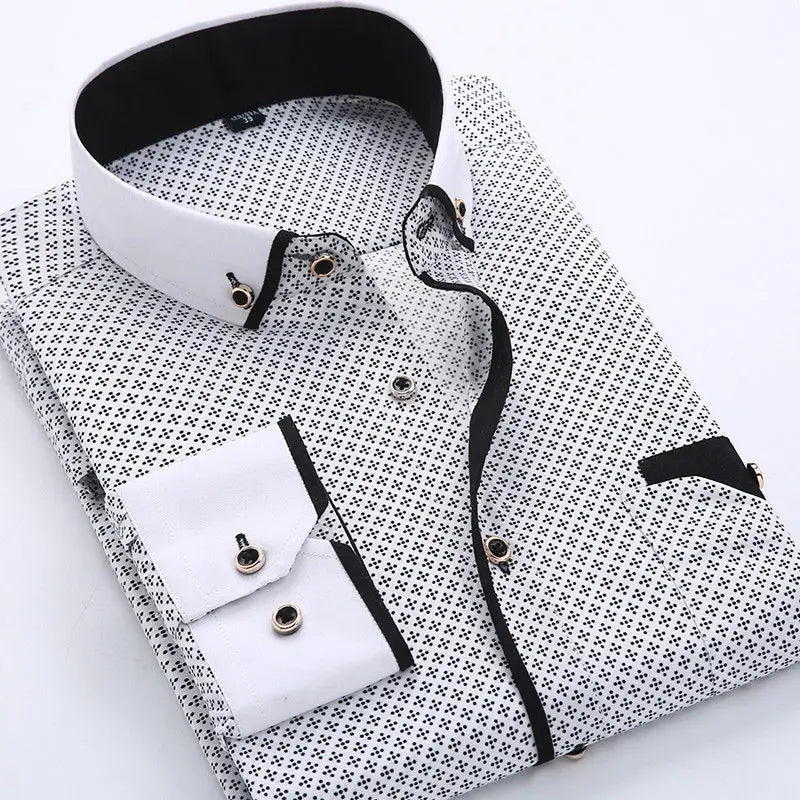 Jayson - Casual Manga Larga Camisa