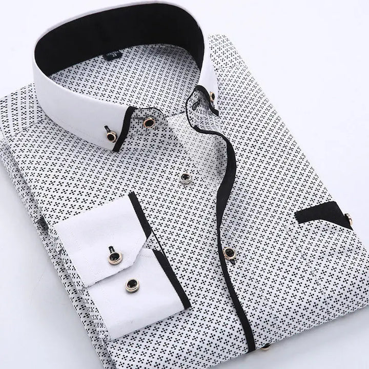 Jayson - Casual Manga Larga Camisa