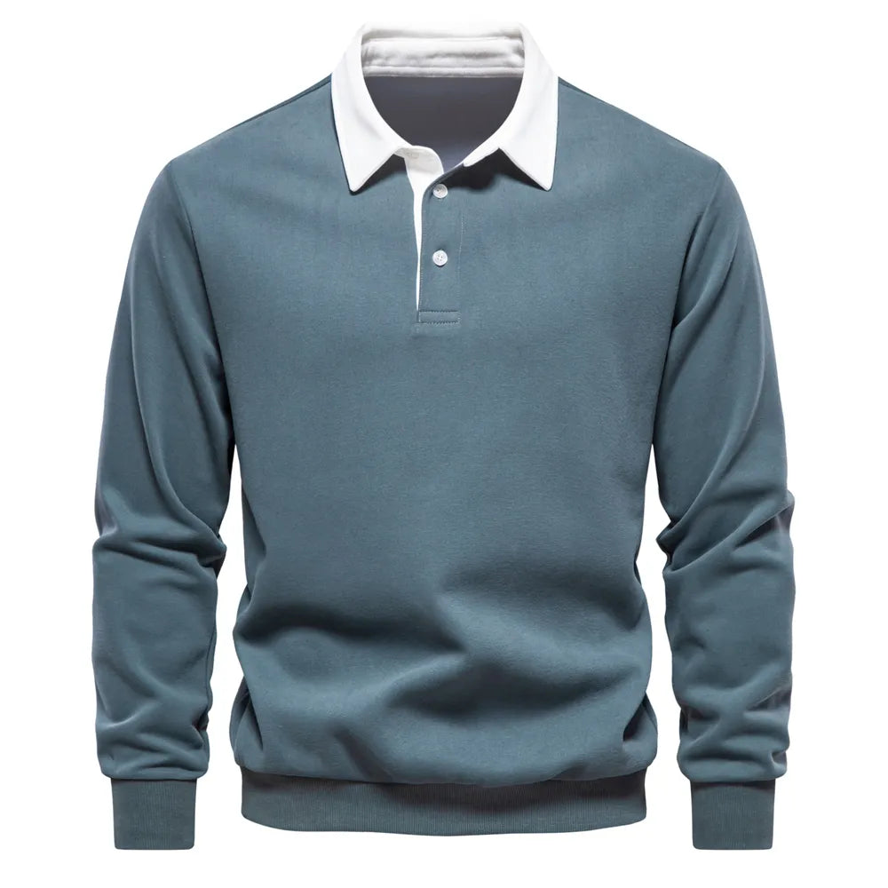 Eugen - Sudadera Clásica De Invierno Estilo Polo