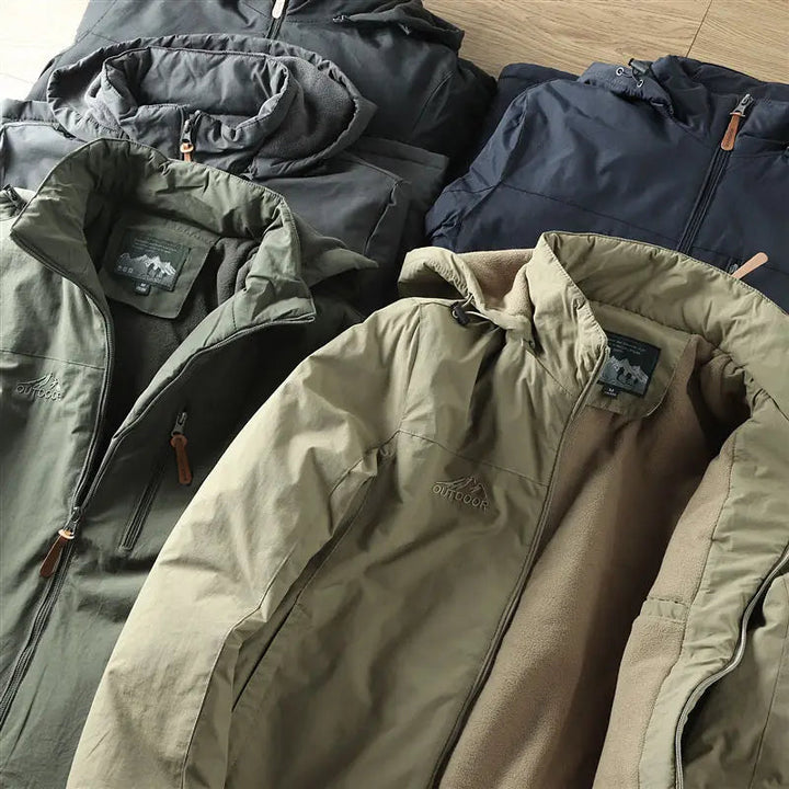 Linton - Abrigo Impermeable De Invierno Con Forro Polar