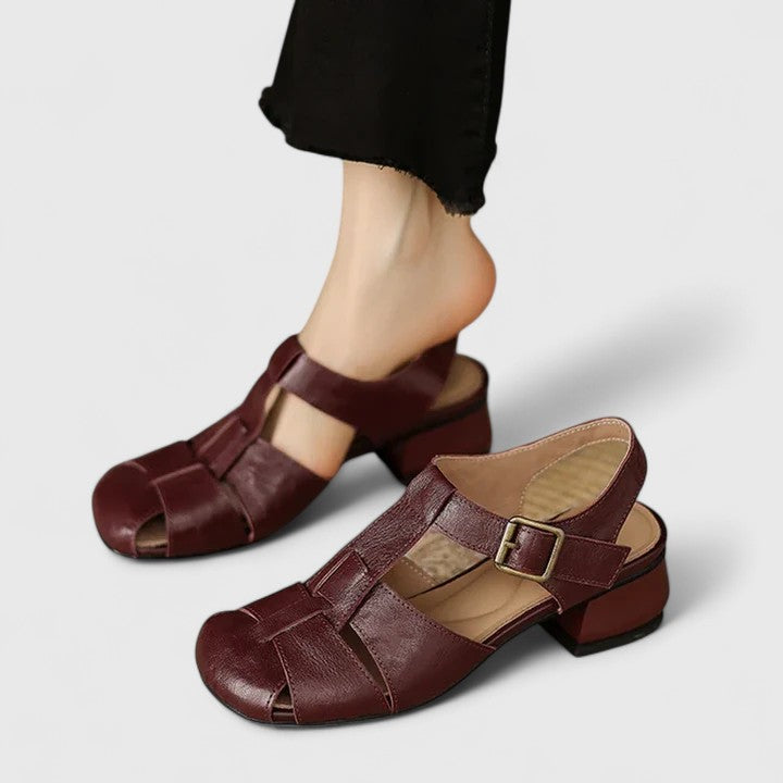 Kathy - Sandalias Con Correa y Hebilla