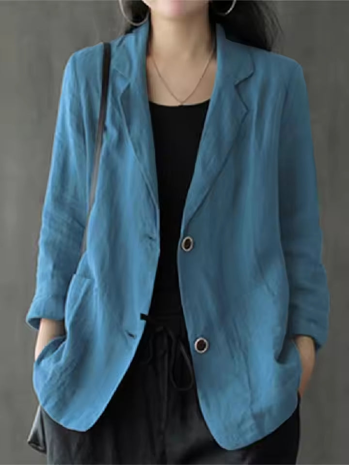 Herlinde - Elegante Blazer de Manga Larga