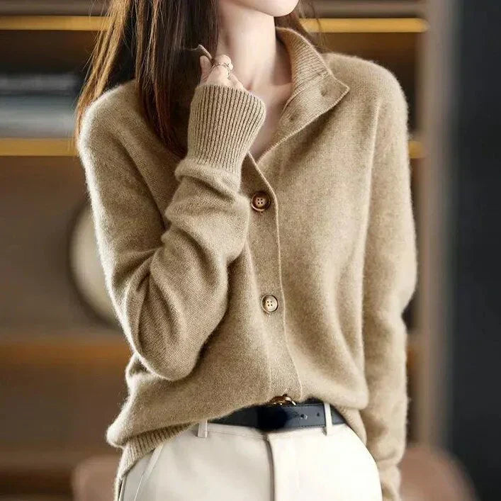 Erynn - Chaqueta de Punto Atemporal