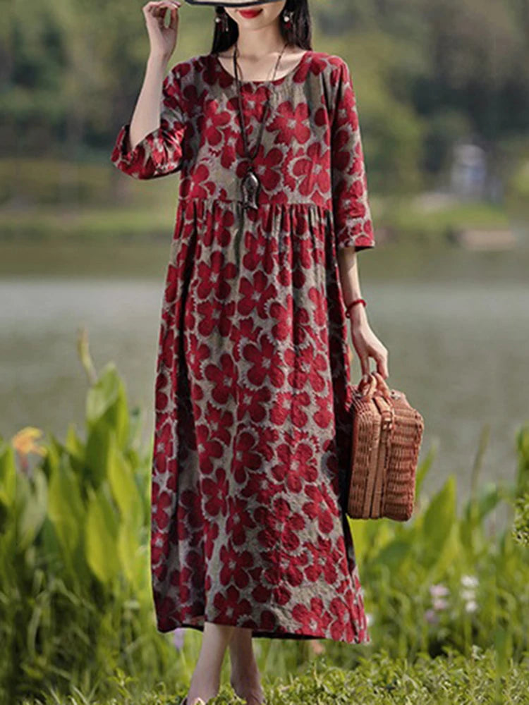 Cecile - Vestido Floral Elegance