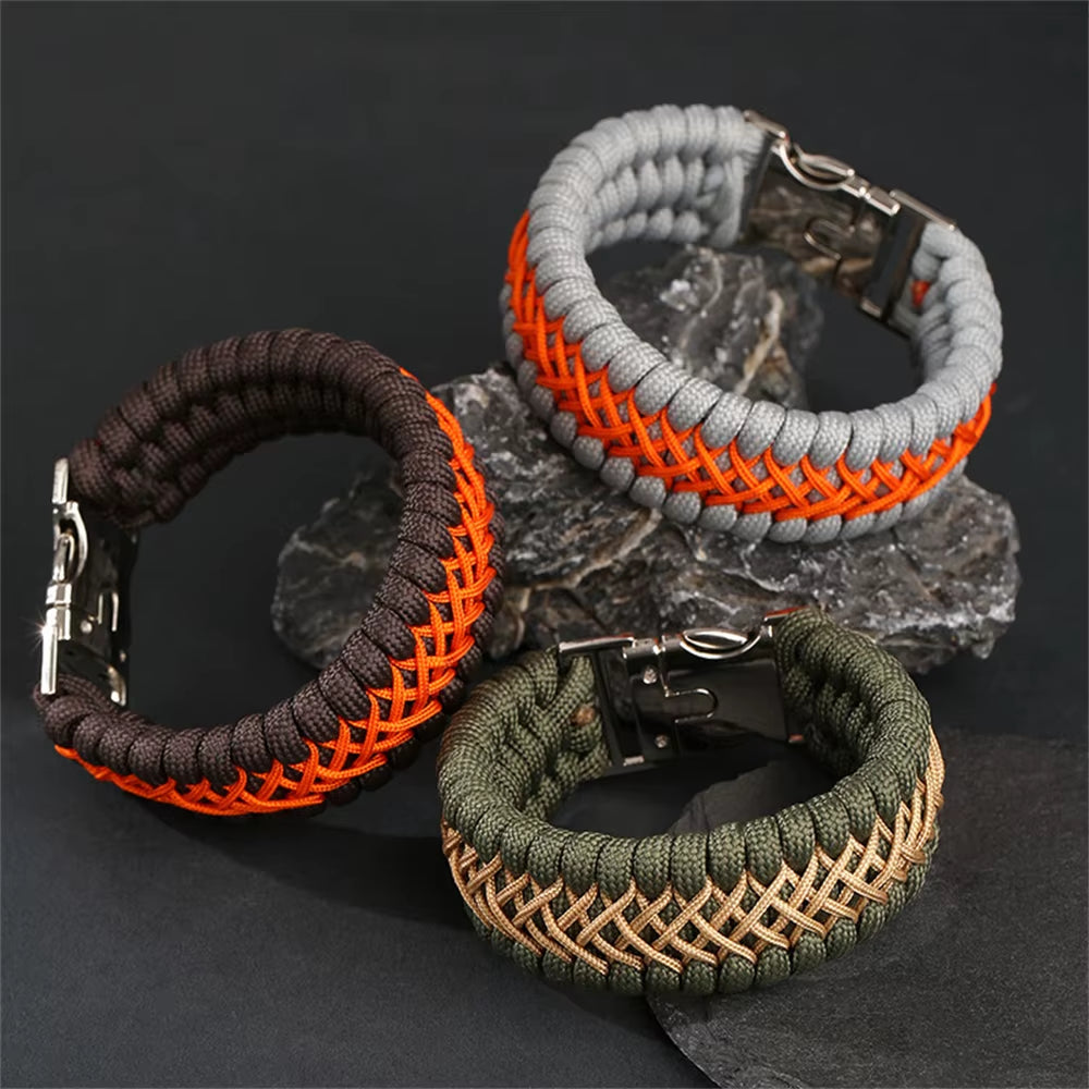 KnotVanta - Pulsera Con Cordón Trenzado Y Hebilla