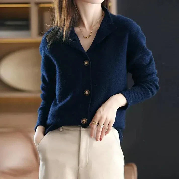 Erynn - Chaqueta de Punto Atemporal