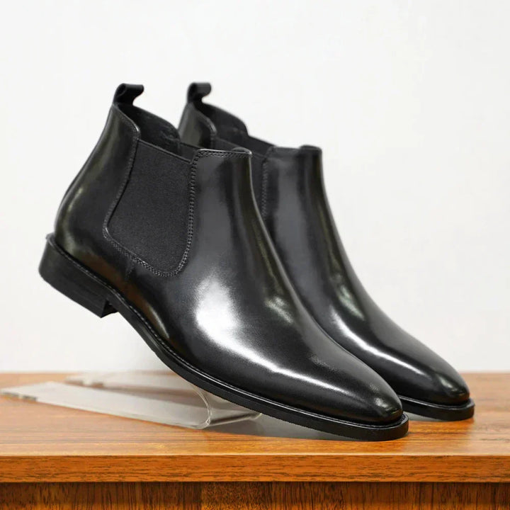 Angelo - Botas de Piel Ultrabrillante