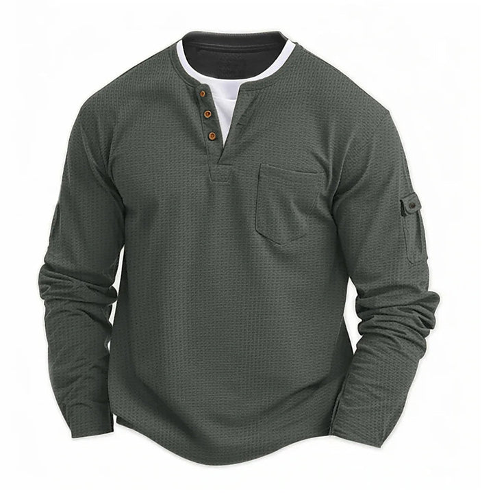 Tikhon - Elegante Camisa De Manga Larga Con Bolsillos