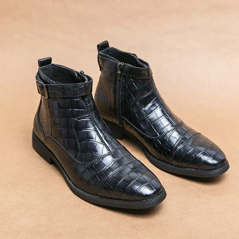 Coetzee – Botines De Ante Sintético Con Hebilla