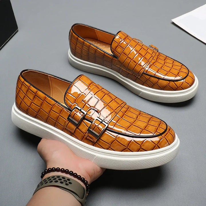 Loic - Mocasín Con Estampado De Cocodrilo