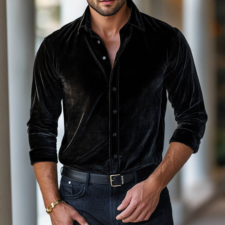 Kalana - Camisa Elegante de Manga larga Con Cuello