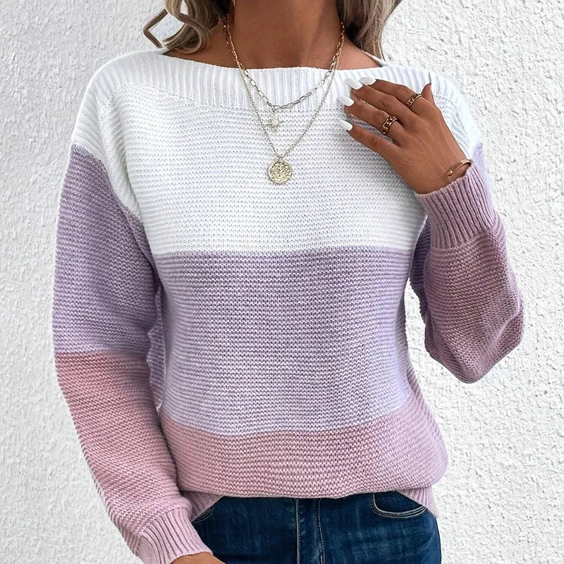 Jenna - Cuello redondo Suétere