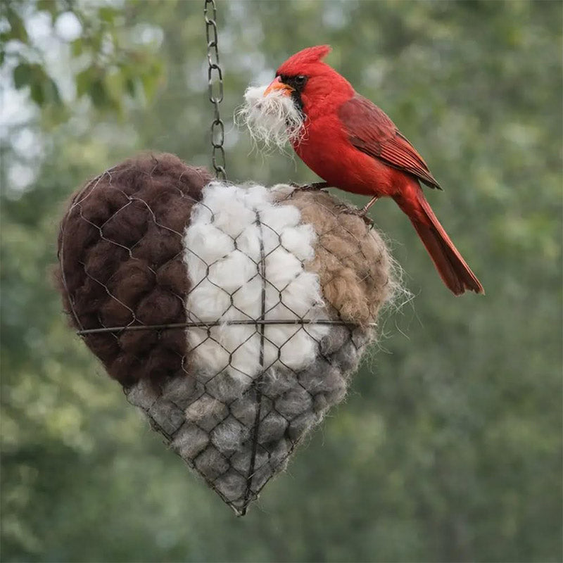 NestHeart - Corazón de Pájaro Suave Para el Jardín