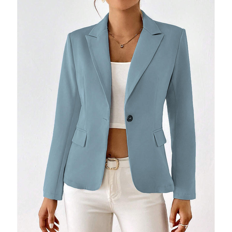 Lucinda - Blazer de un Botón y Manga Larga